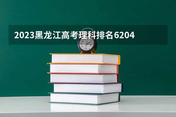 2023黑龙江高考理科排名6204的考生报什么大学