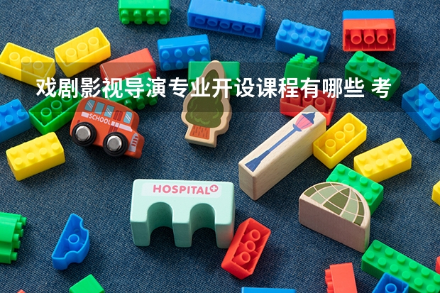 戏剧影视导演专业开设课程有哪些 考研方向是什么