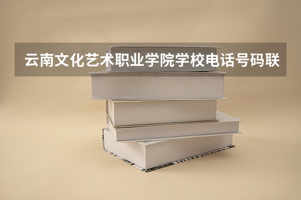 云南文化艺术职业学院学校电话号码联系方式