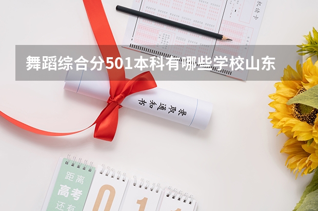 舞蹈综合分501本科有哪些学校山东？
