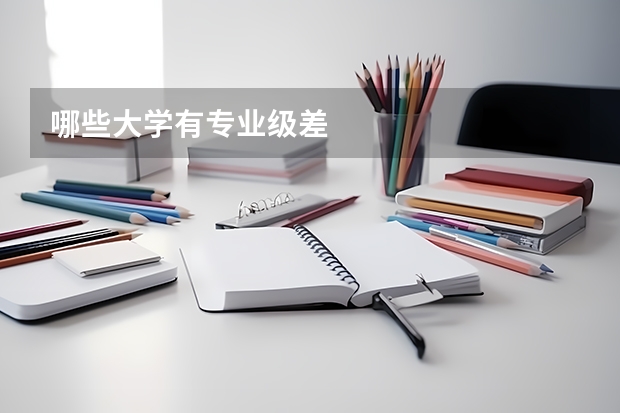 哪些大学有专业级差