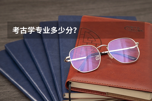 考古学专业多少分？
