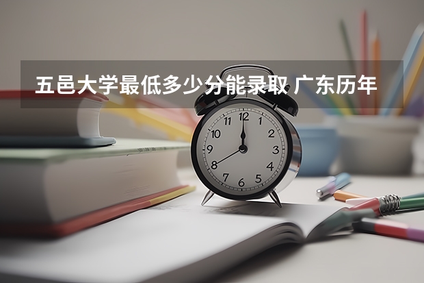 五邑大学最低多少分能录取 广东历年录取分数线