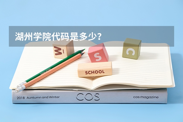 湖州学院代码是多少？