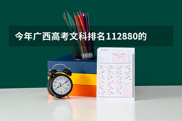 今年广西高考文科排名112880的考生报什么大学
