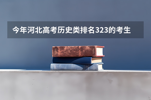 今年河北高考历史类排名323的考生报什么大学