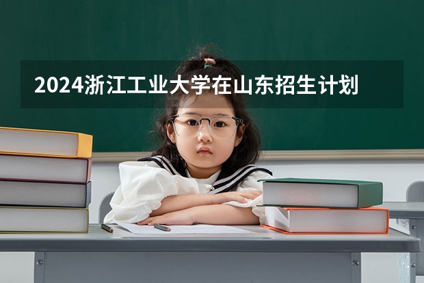 2024浙江工业大学在山东招生计划表