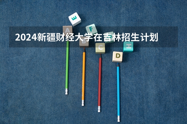 2024新疆财经大学在吉林招生计划表