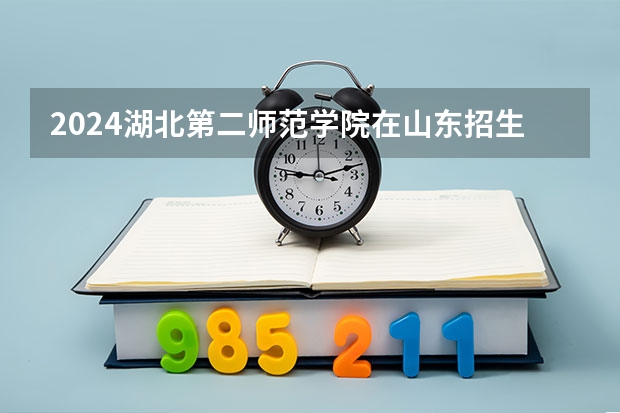 2024湖北第二师范学院在山东招生计划表
