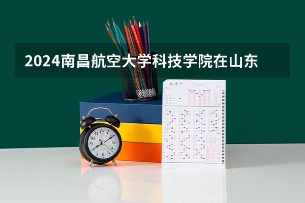 2024南昌航空大学科技学院在山东招生计划表