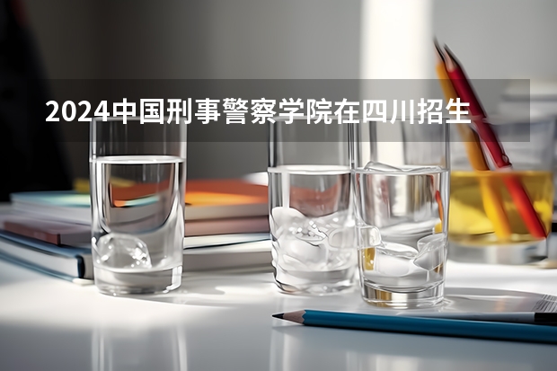 2024中国刑事警察学院在四川招生计划表