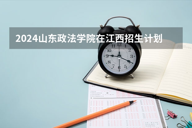 2024山东政法学院在江西招生计划表