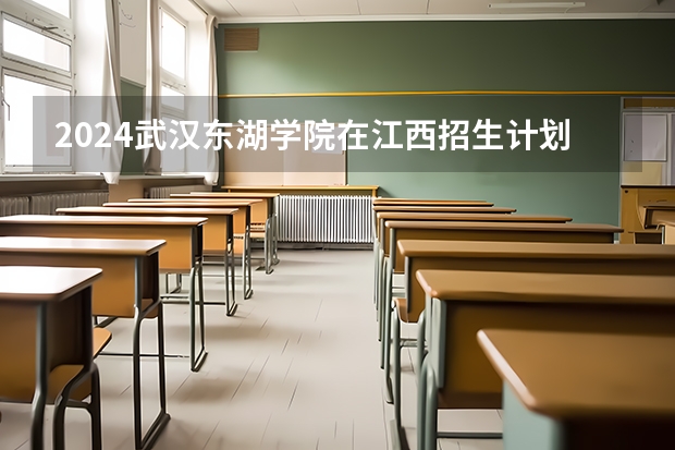 2024武汉东湖学院在江西招生计划表