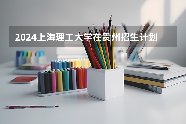 2024上海理工大学在贵州招生计划表