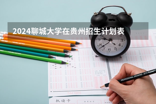 2024聊城大学在贵州招生计划表