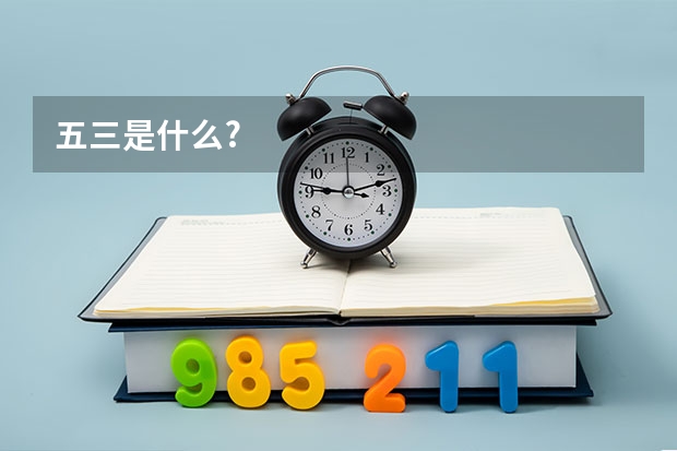 五三是什么?
