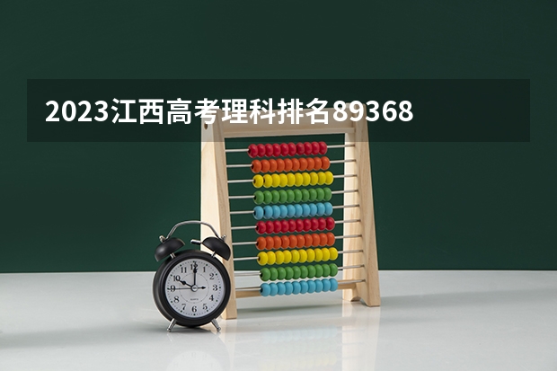 2023江西高考理科排名89368的考生报什么大学